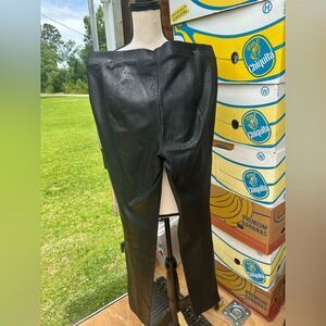 Vince Camuto black Textured  Pants